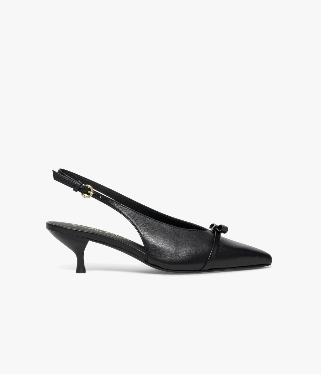 Escarpin slingback Denise noir
